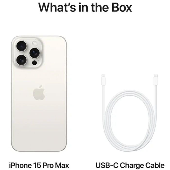 iPhone 15 Pro Max 1TB - White Titanium