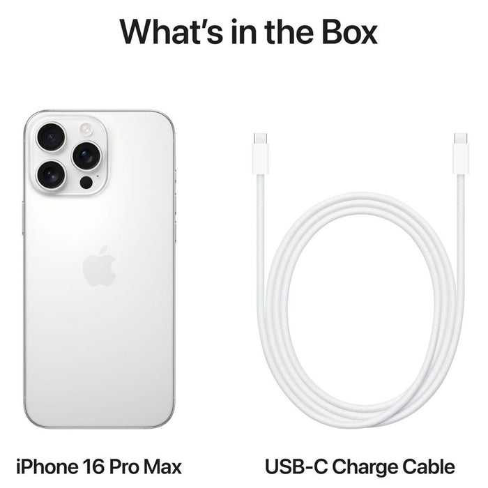 iPhone 16 Pro Max 256GB - White Titanium